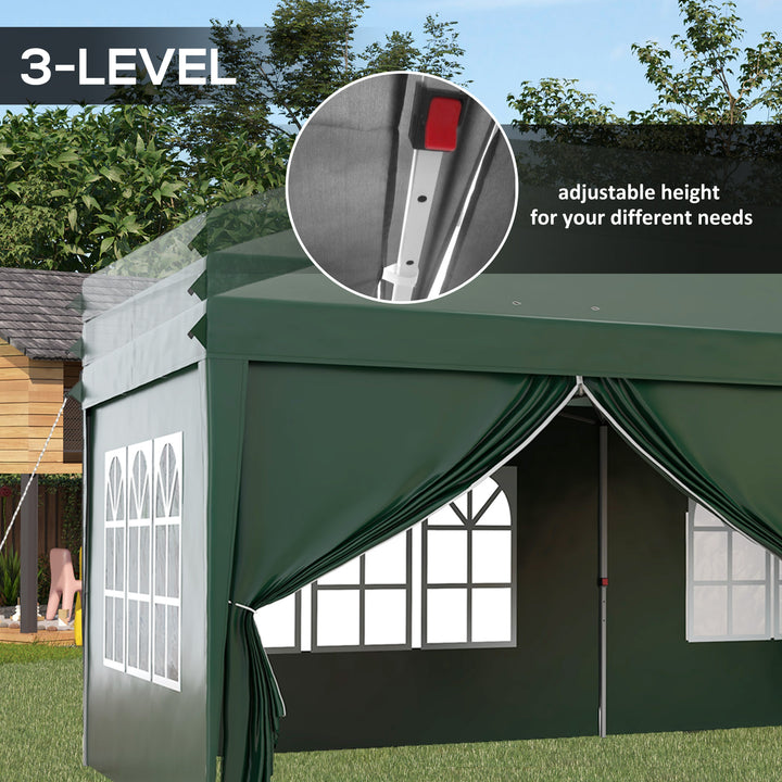 3 x 6m Garden Pop Up Gazebo