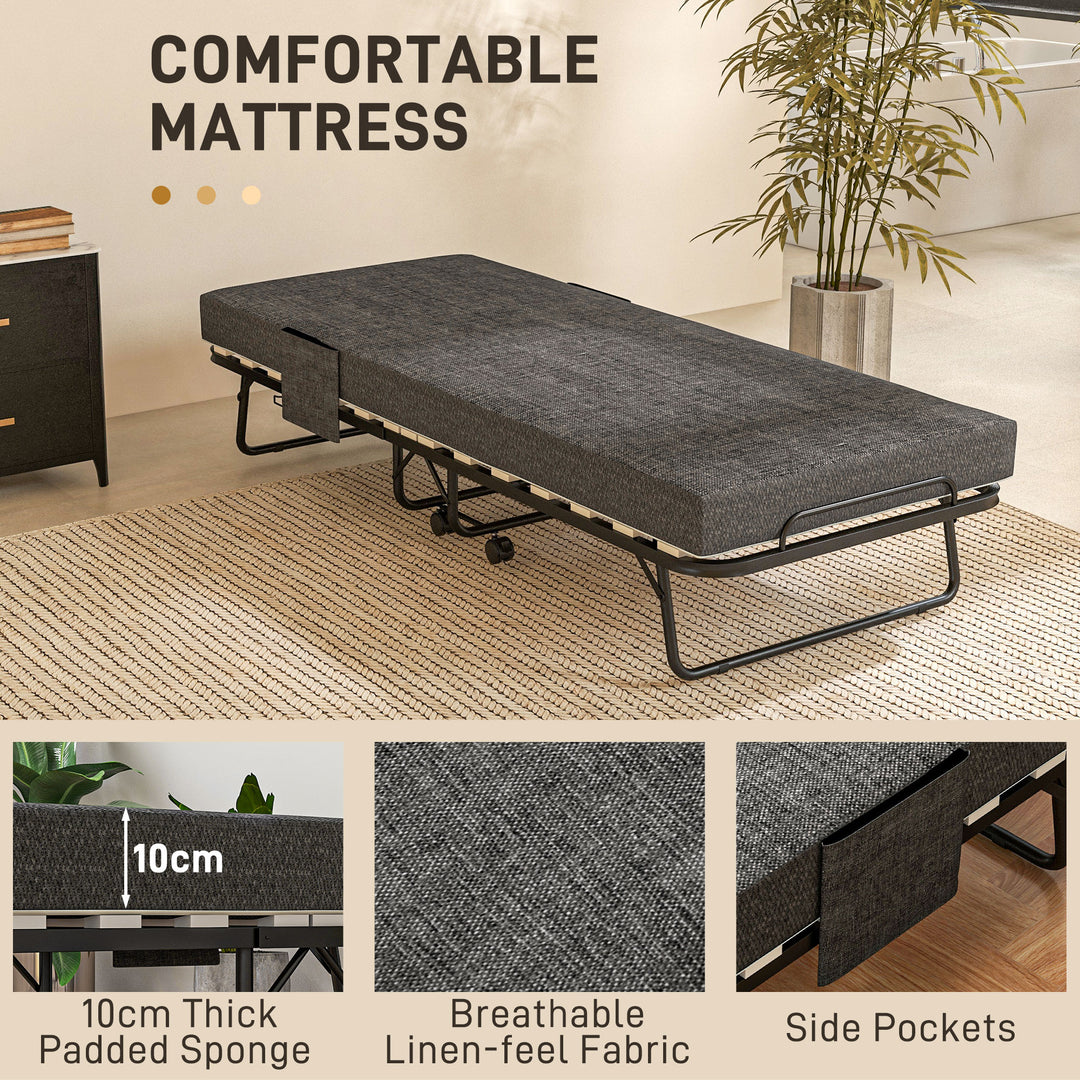 Folding Bed with Mattress