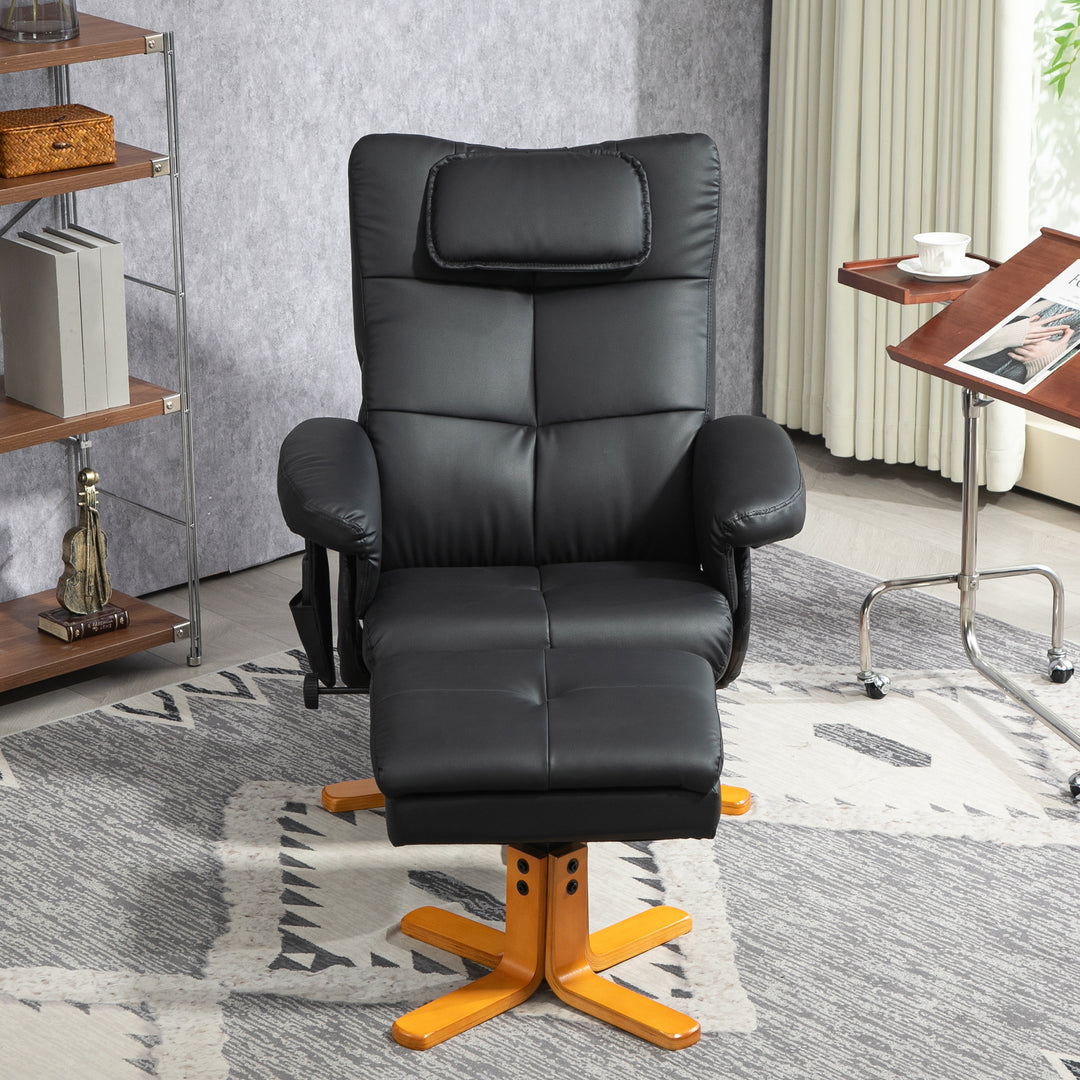 Faux Leather Massage Recliner Chair