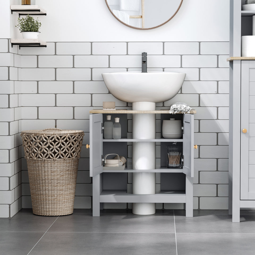 Kleankin Bathroom Vanity Unit, Grey https://www.awin1.com/pclick.php?p=36442999101&a=1765756&m=17151 Aosom