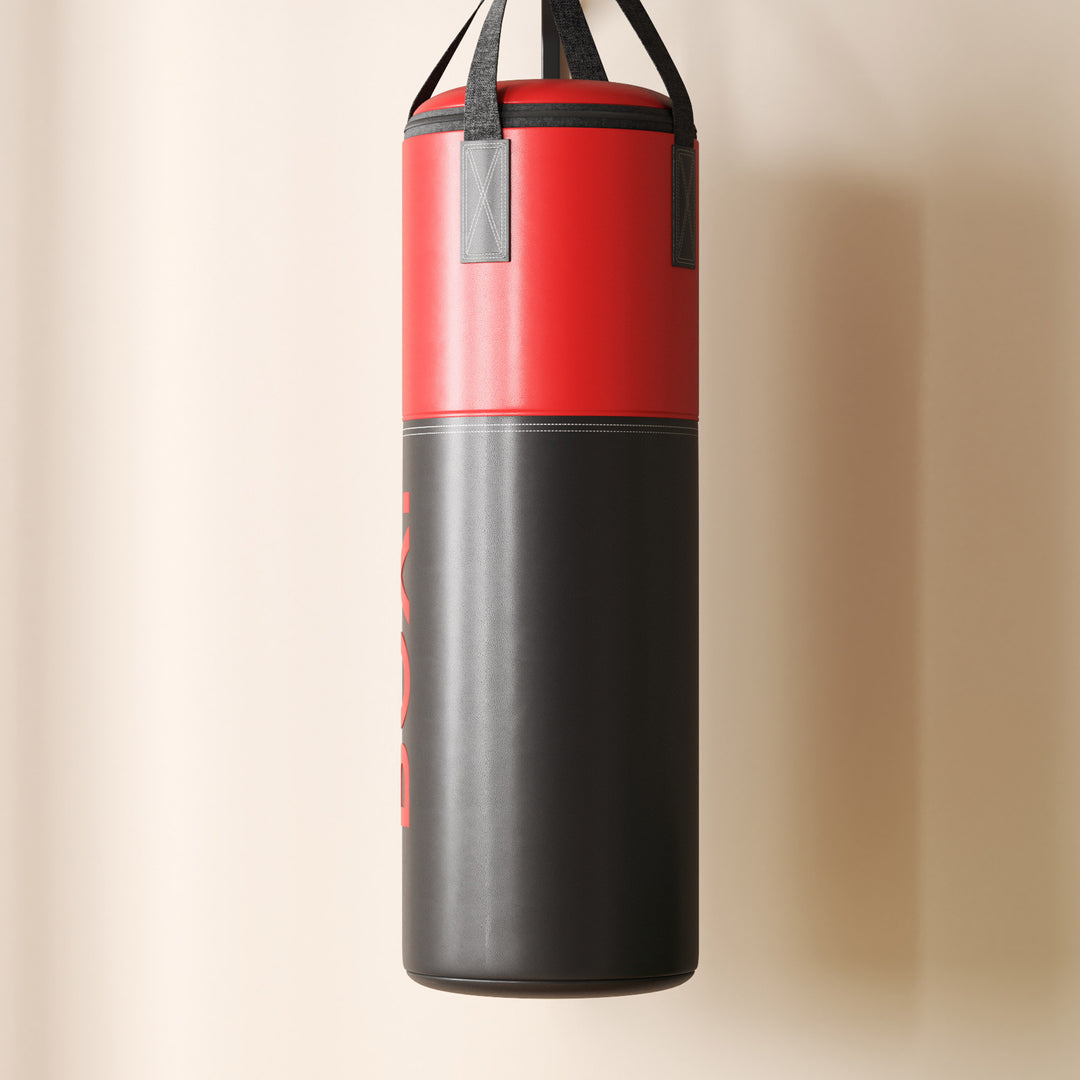 Unfilled Punching Bag Set with Boxing Bag Bracket