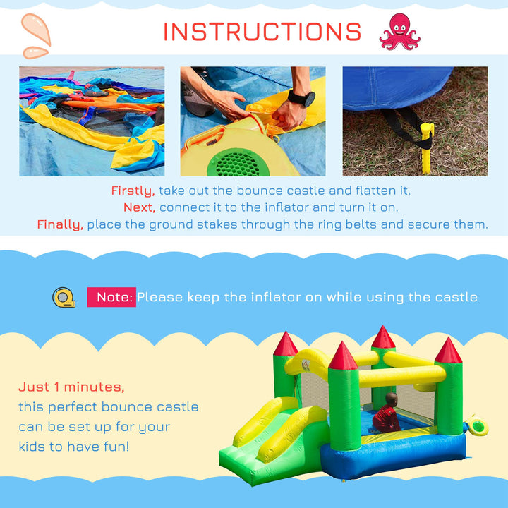 Inflatable Kids Bounce Jumper w/ Blower