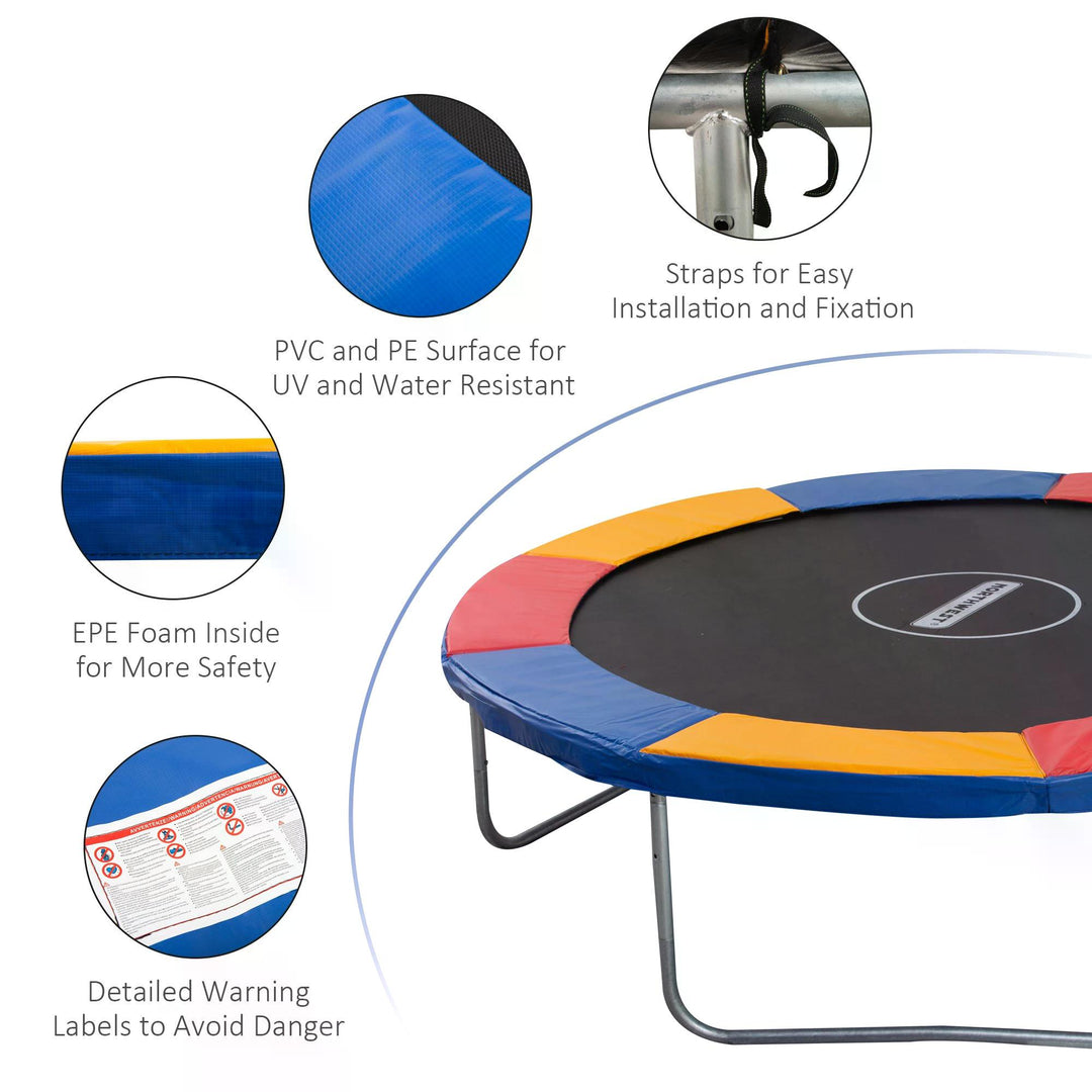 Trampoline Safety Surround: Multicoloured Foam Padding