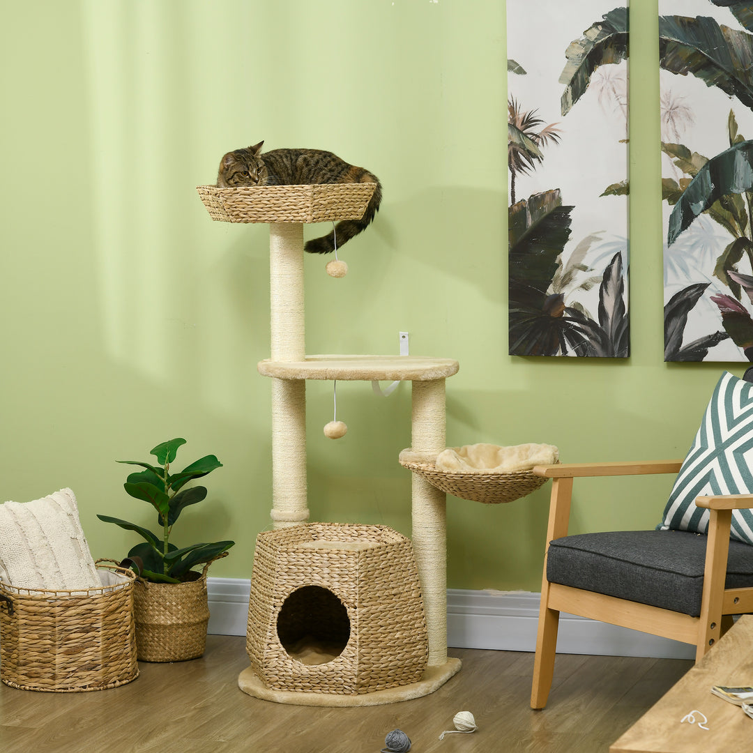 Cat Tree Tower: Climbing Activity Centre with Cattail