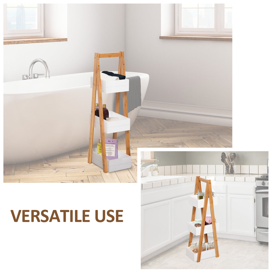 Freestanding 3 Tier A Frame Shower Caddy