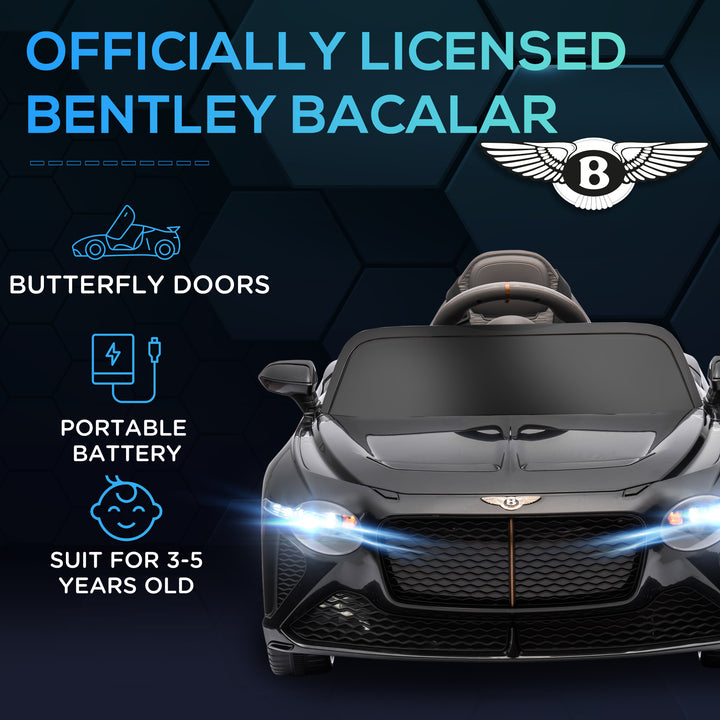 Bentley Bacalar Licensed 12V Kids Electric Ride on Car w/ Remote Control