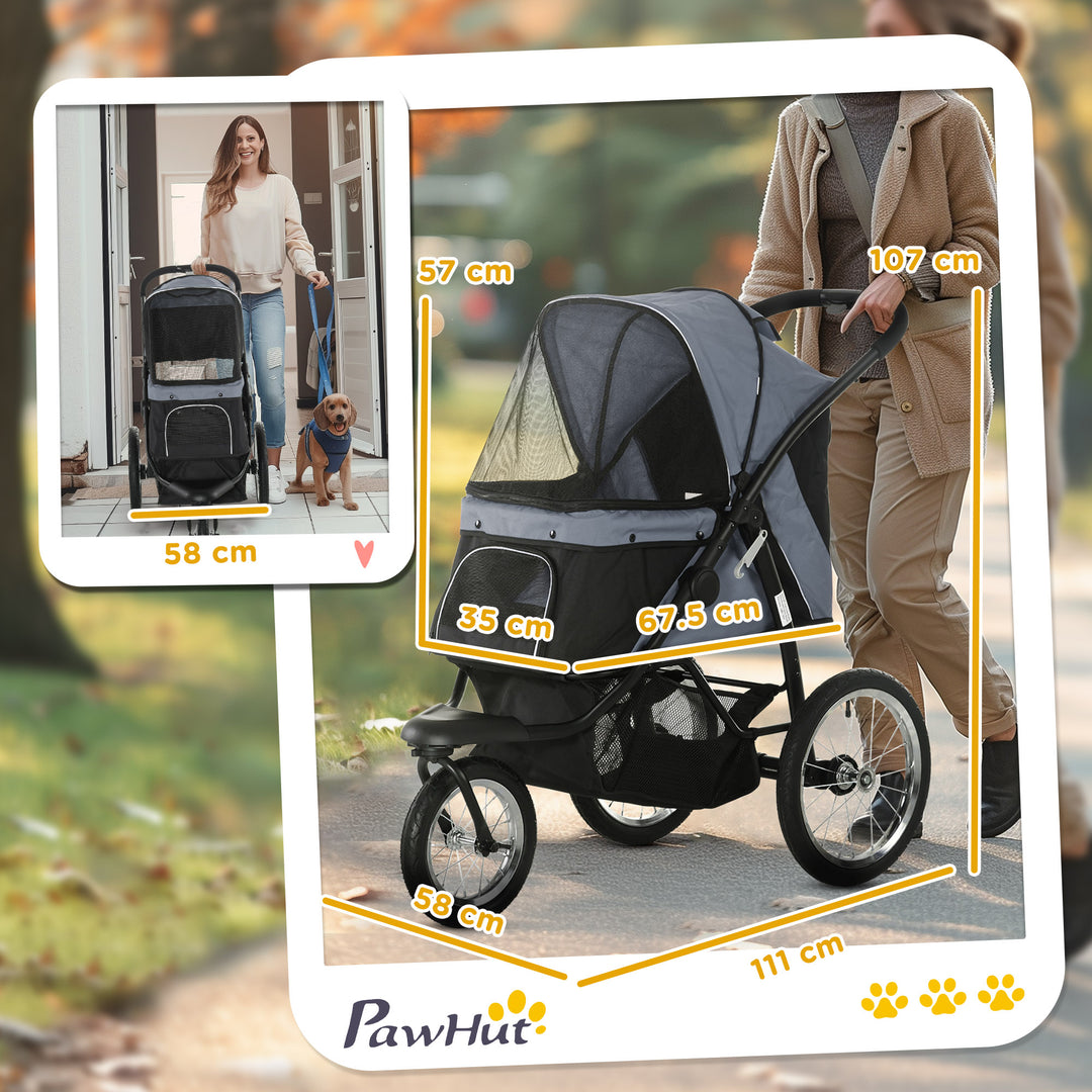 Pet Stroller Jogger for Medium Small Dogs