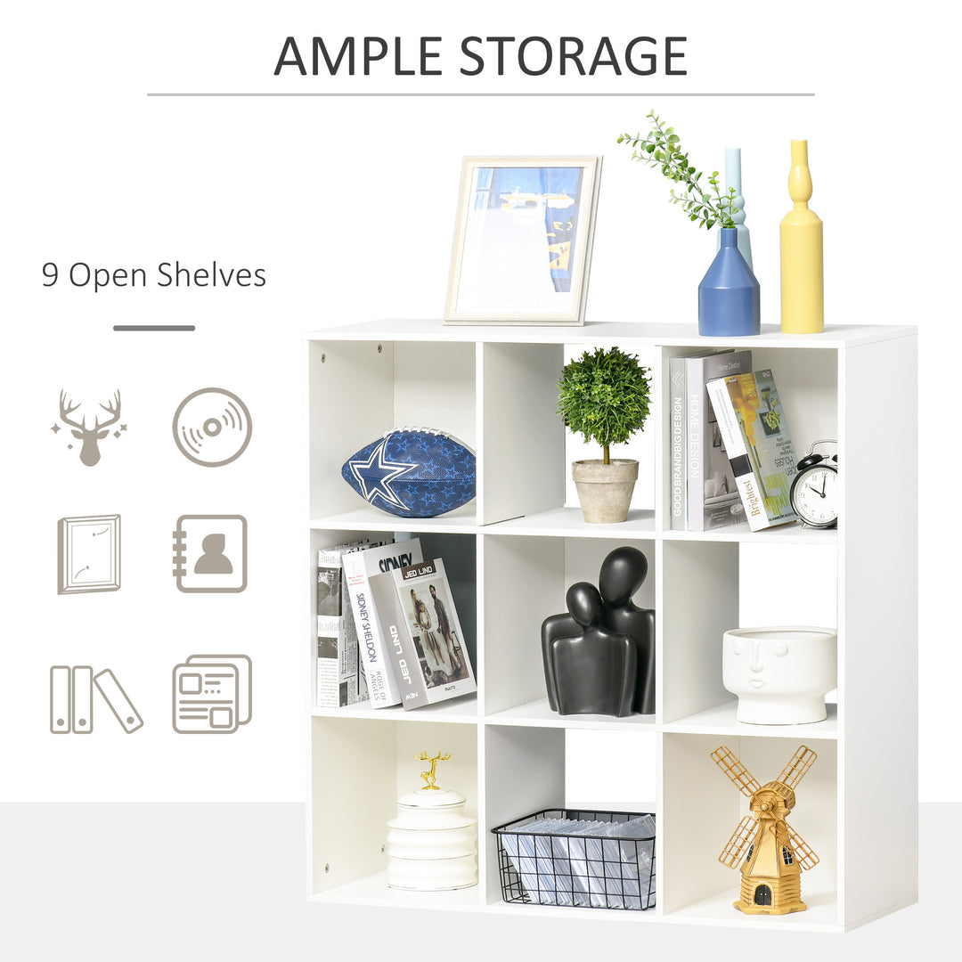 HOMCOM 9-Cube Storage Unit, White