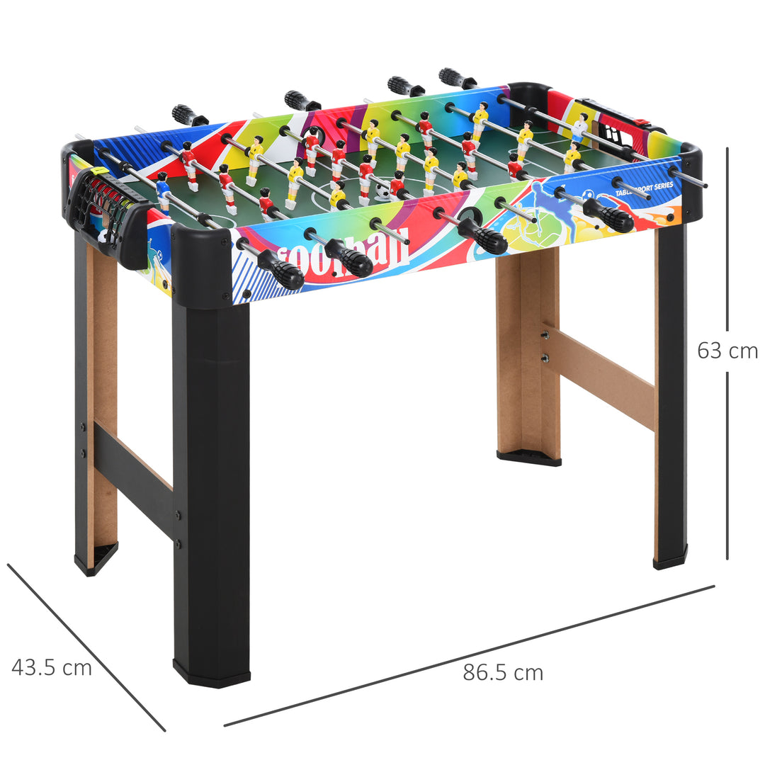 2.8ft Foosball Table Football Game Table Arcades Competition Sized for Indoor