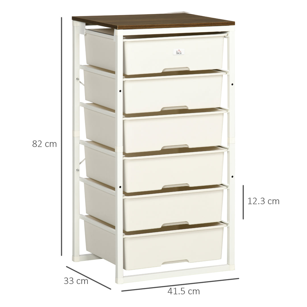 Bedroom Storage Chest of 6 Drawers