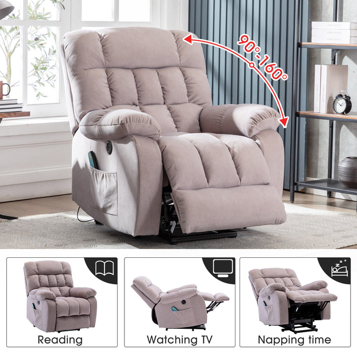 Electric Power Lift Recliner Massage Chair with Heating