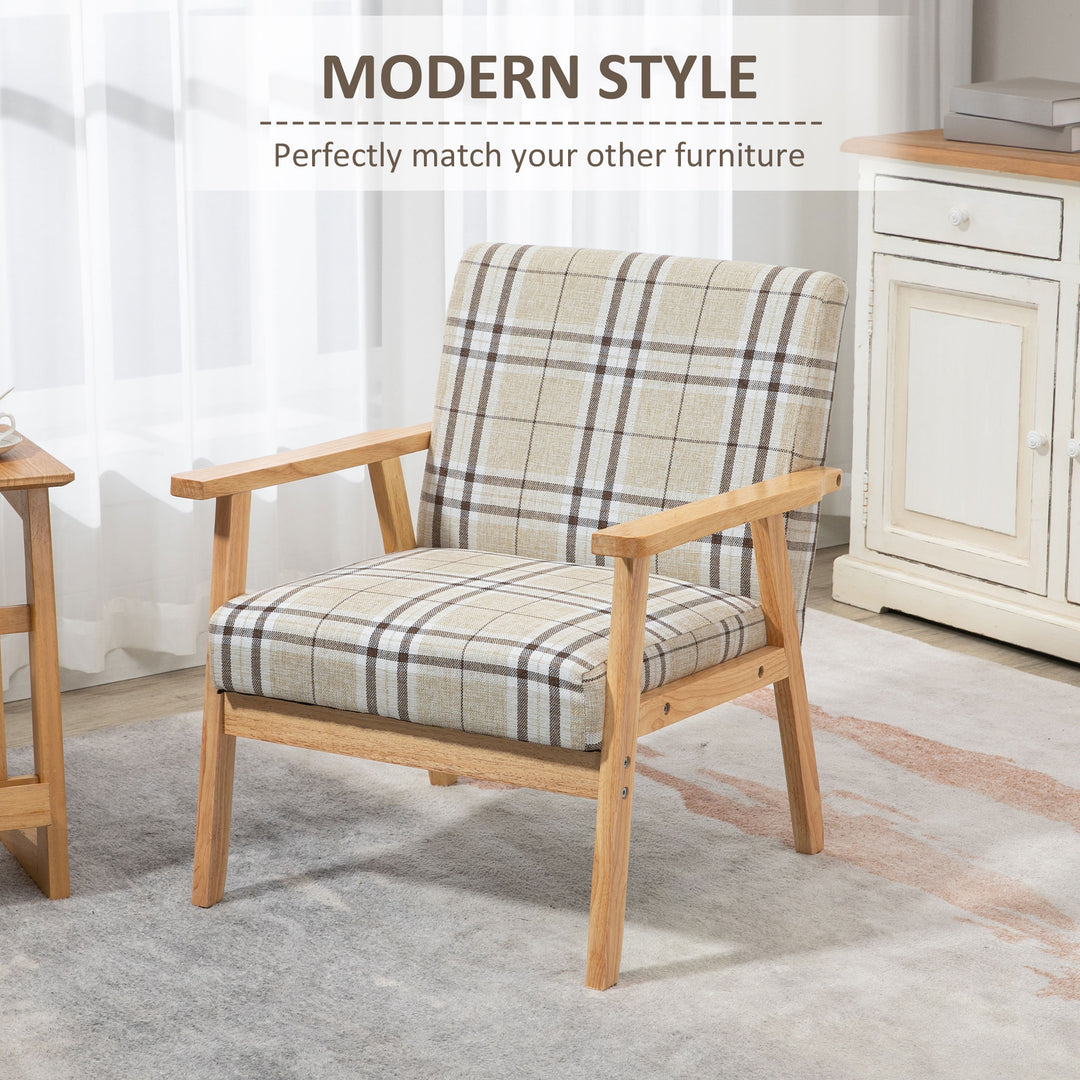 Modern Accent Chairs with Cushioned Seat