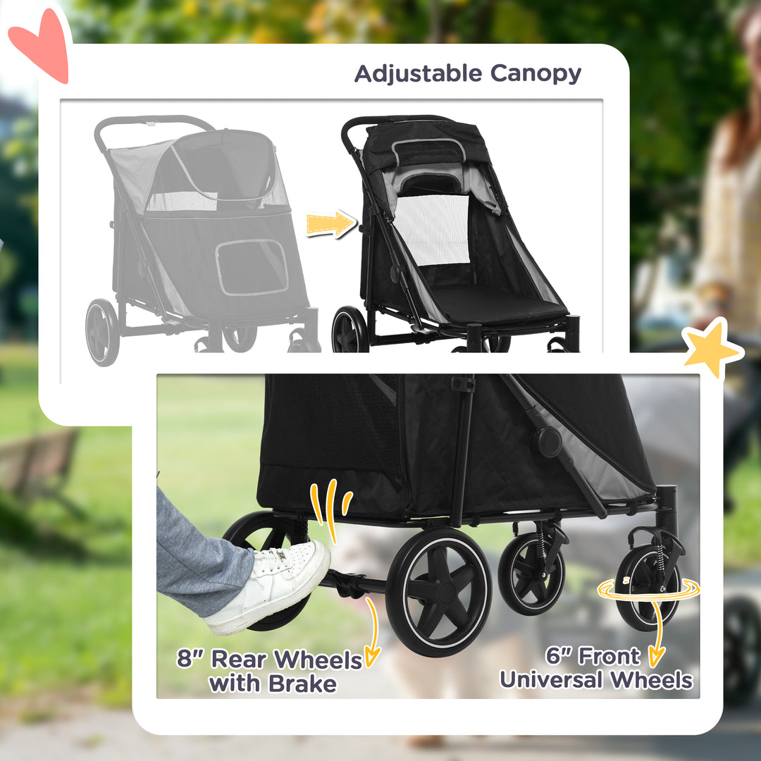 One-Click Foldable Pet Stroller