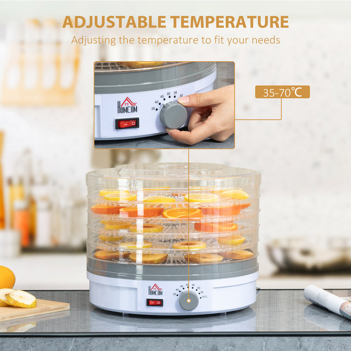 Food Dehydrator: 5 Tier 245W Dryer for Drying Fruits