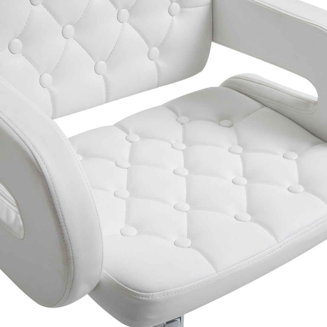 PU Leather Upholstered Swivel Bar Chair