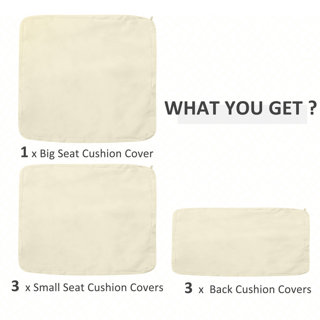 Rattan Furniture Cushion Cover Replacement Set