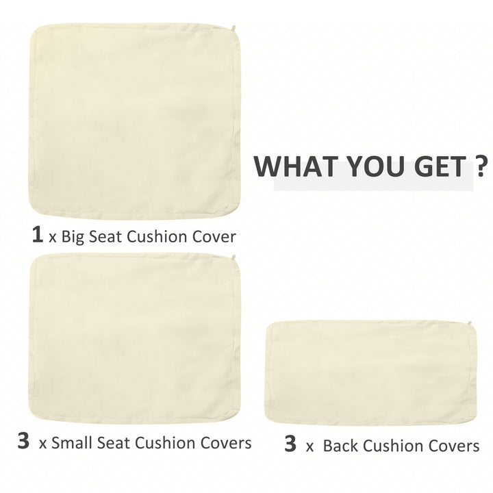 Rattan Furniture Cushion Cover Replacement Set