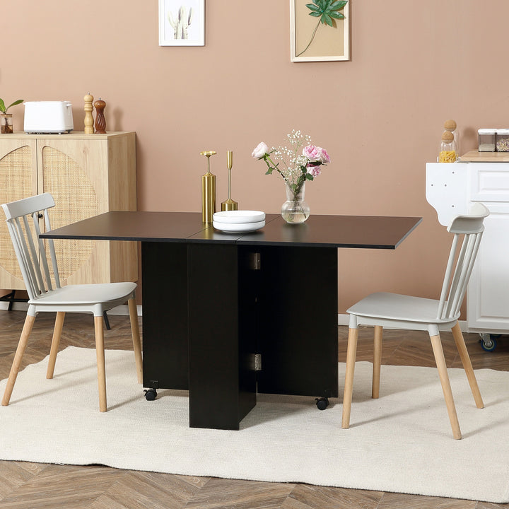 HOMCOM Folding Kitchen Table