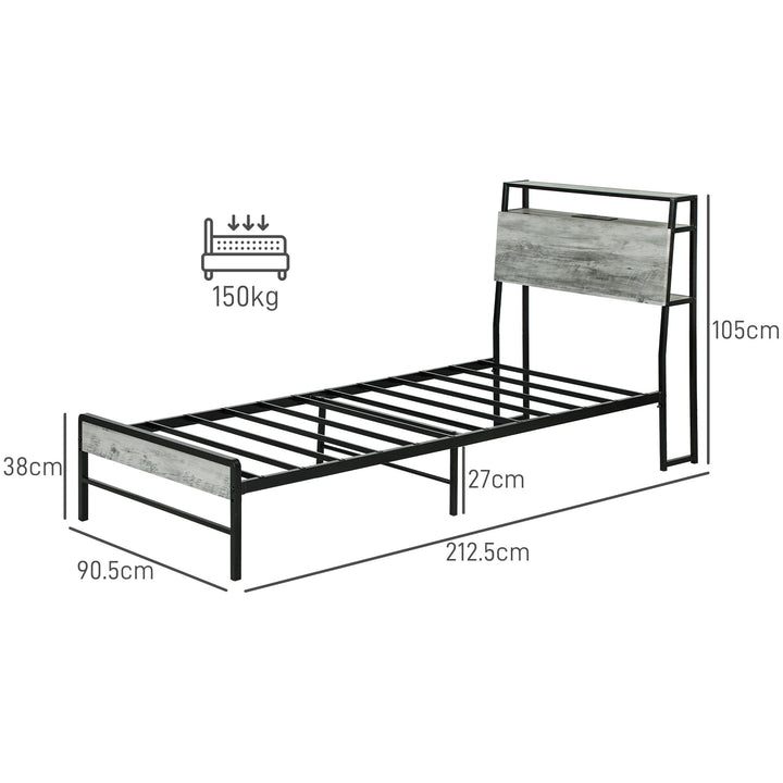 Single Steel Bed Frame