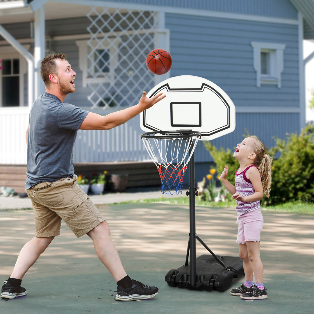 Basketball Stand 94-123cm Basket Height Adjustable Hoop For Kids Adults Suitable for Pool Side