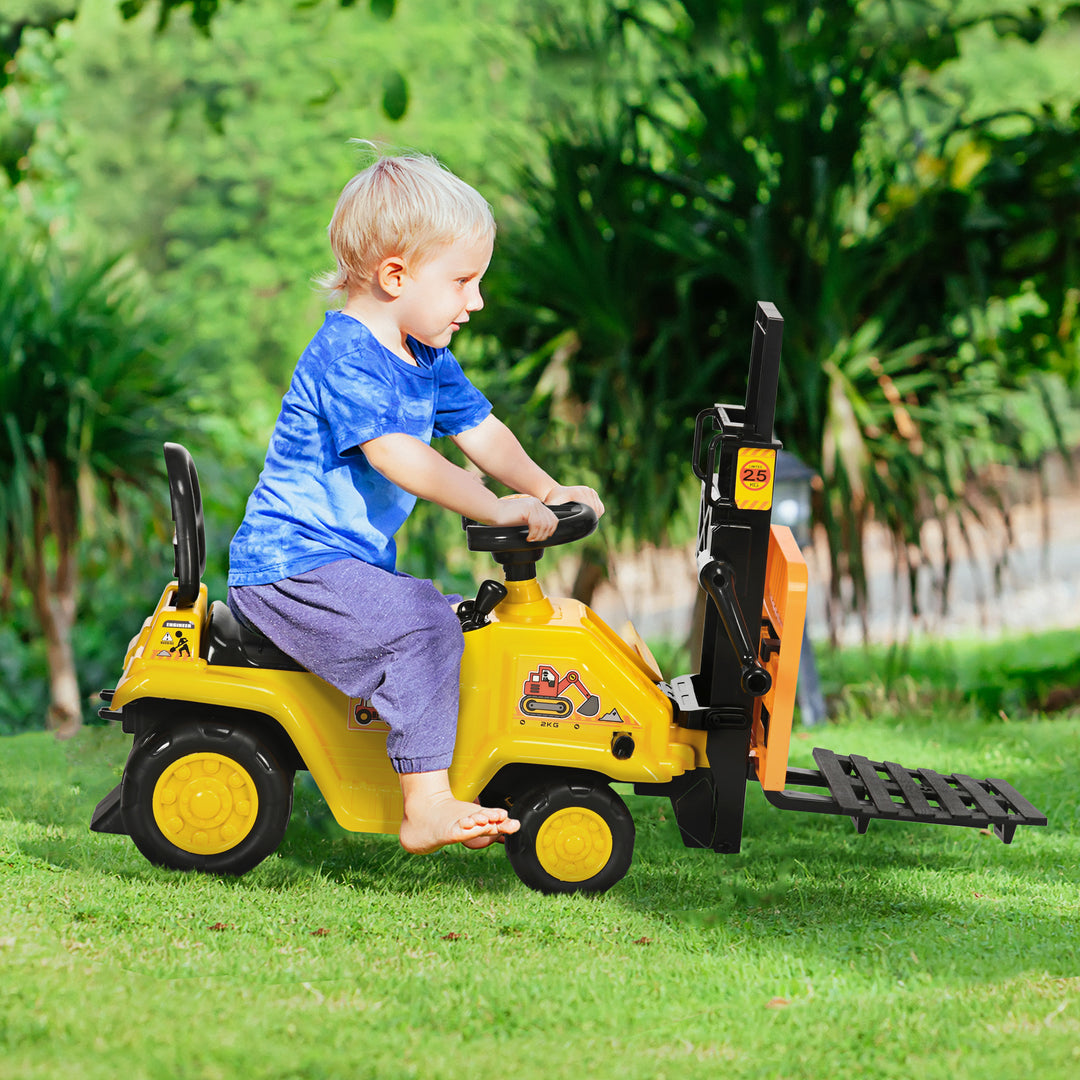 Kids Ride on Forklift Truck with Fork and Tray