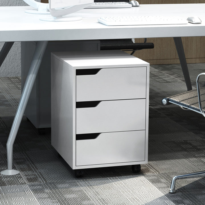 3 Drawer Mobile File Cabinet