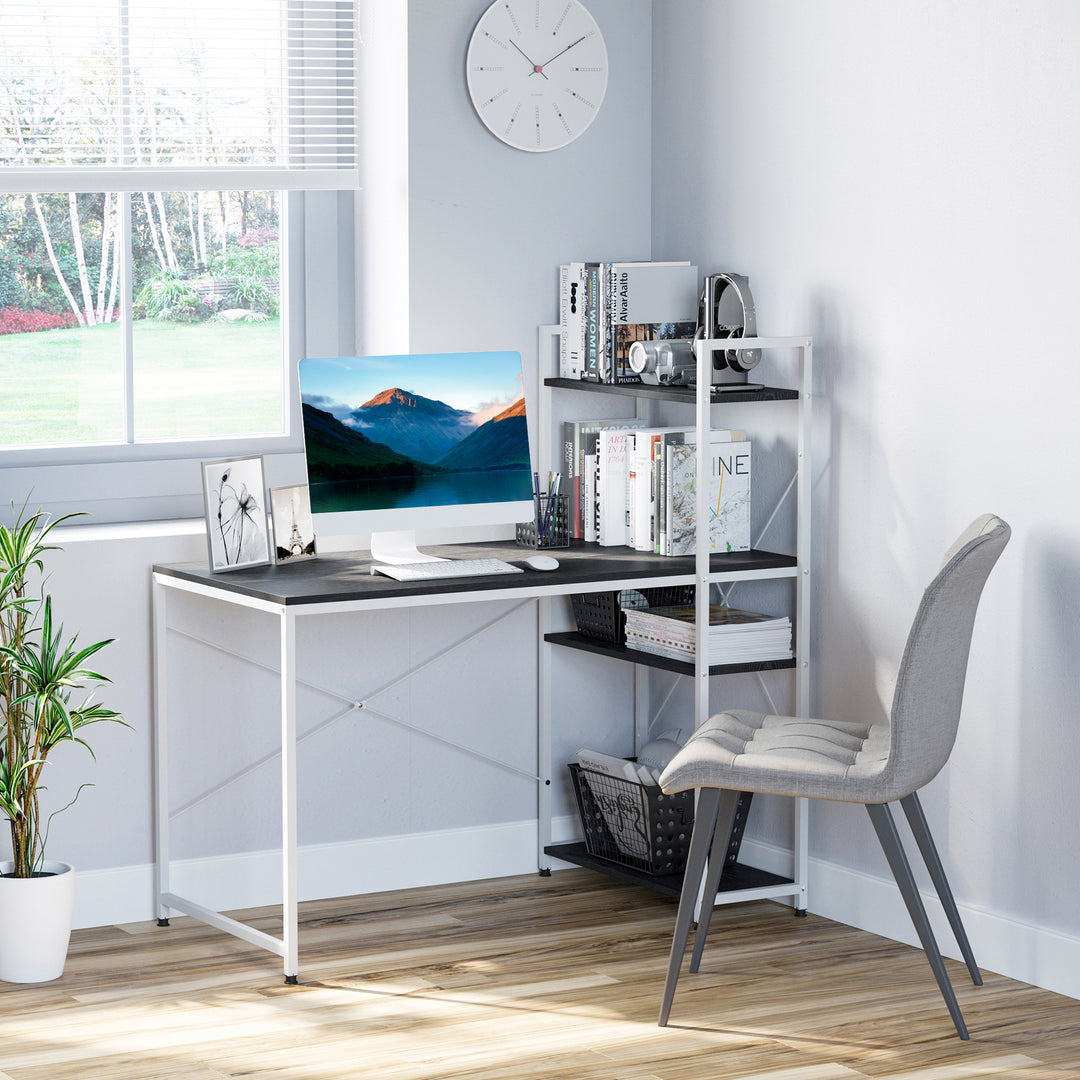 Workstation Wonder: 4-Tier Bookshelf