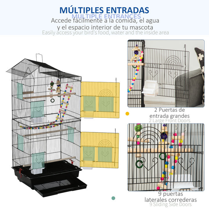 Bird Cage with Accessories