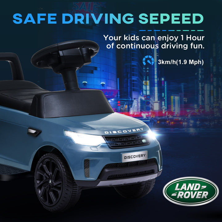 2 in 1 Land Rover Licensed 6V Kids Electric Ride On Car Sliding Car w/ Headlights Music