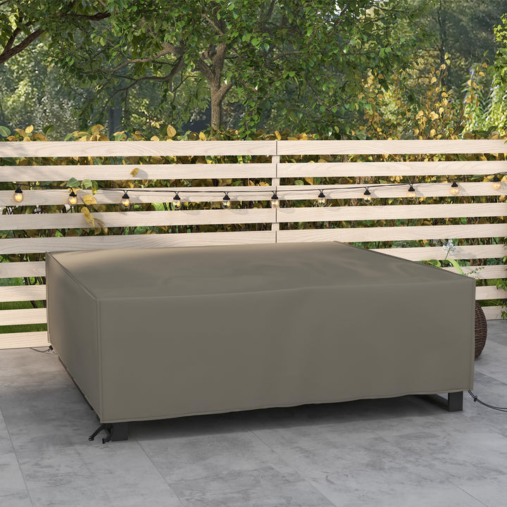 Patio Furniture Protector: Weatherproof 600D Oxford Cover for Large Square Sets