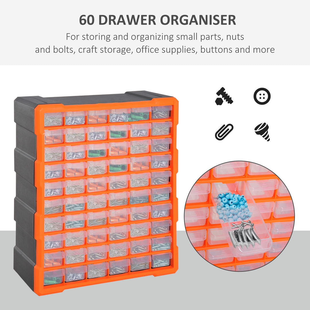 Wall-Mounted Marvel: 60-Drawer Cabinet for Meticulous Organisation