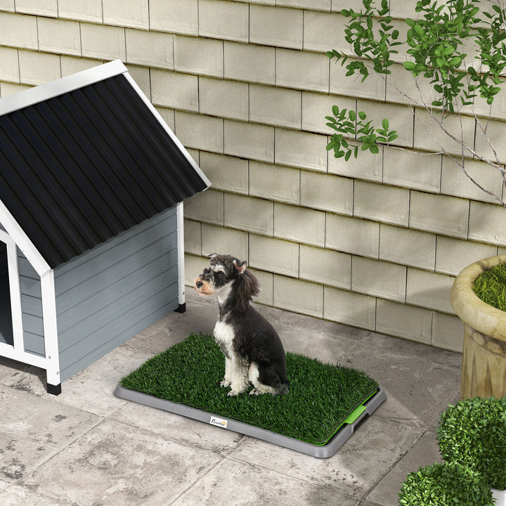 Artificial Grass Dog Toilet with Tray for Potty Training Indoor Outdoor