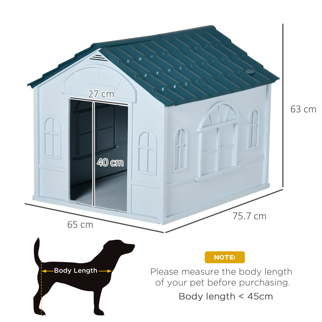 Plastic Outdoor Dog Kennel – Weather-Resistant Pet House