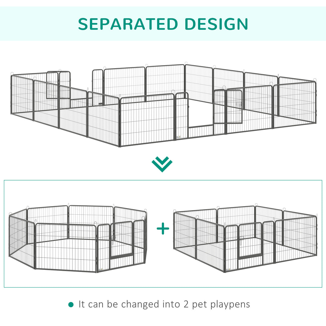 Heavy Duty Dog Pen with 2 Doors