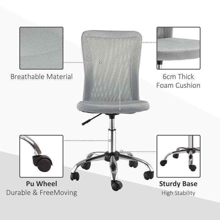 Vinsetto Mesh Office Chair, Grey