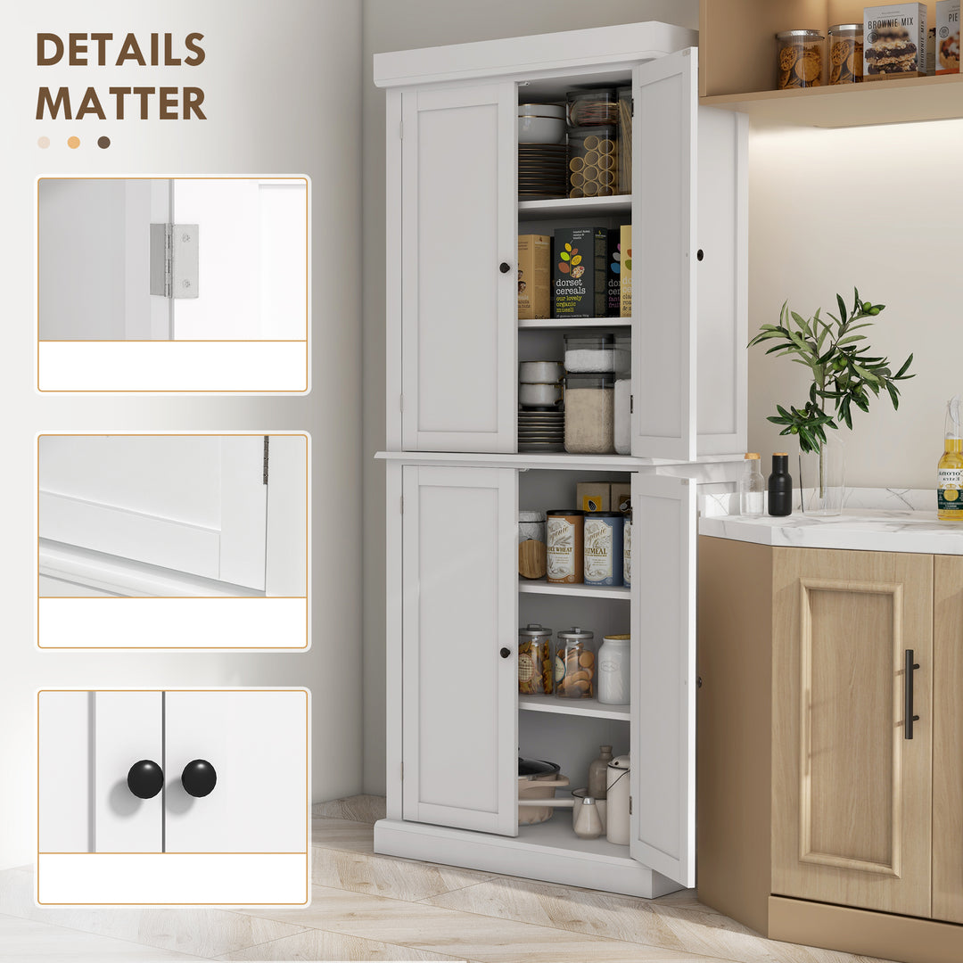 Freestanding Kitchen Cupboard with 4 Doors