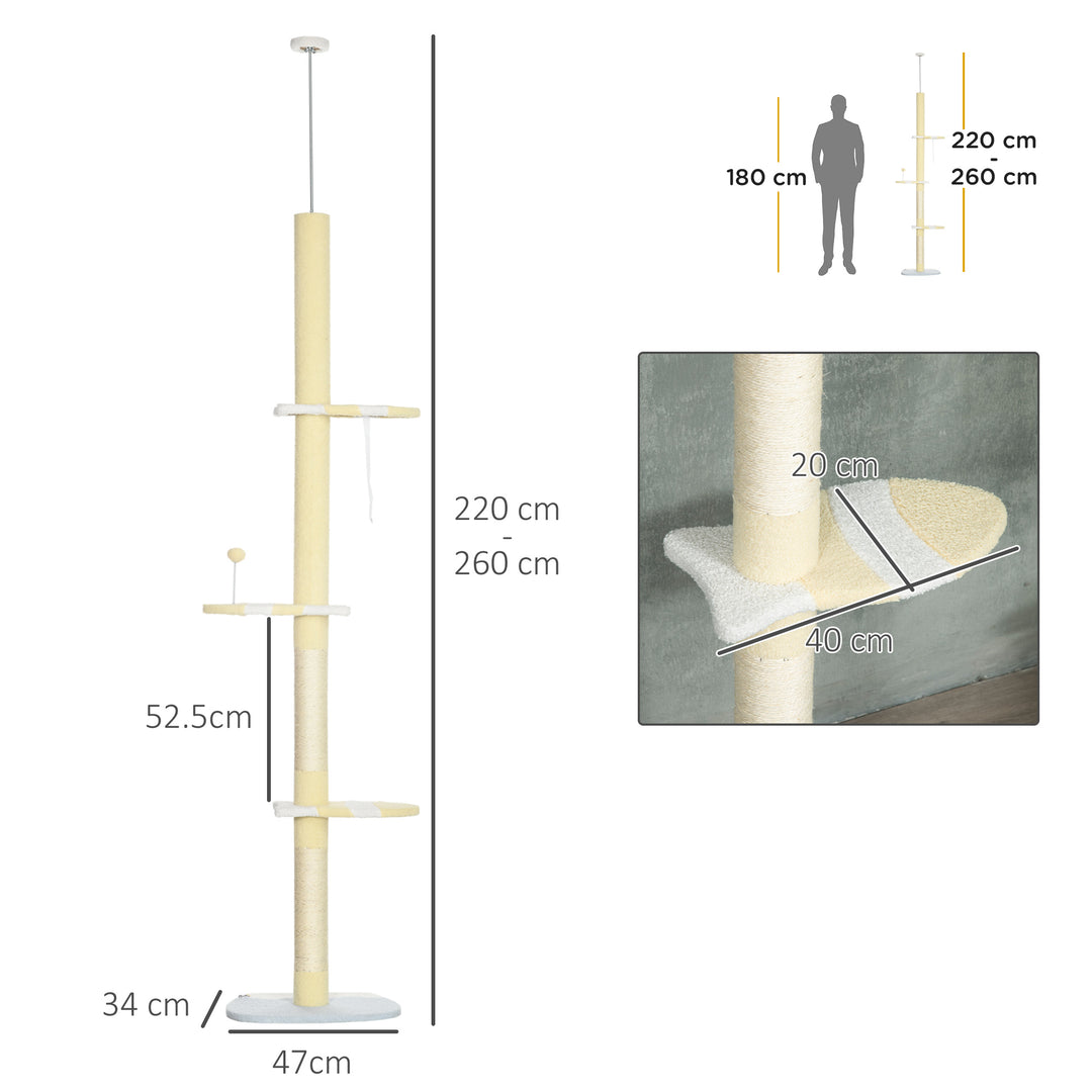 260cm Cat Tower Cat Tree