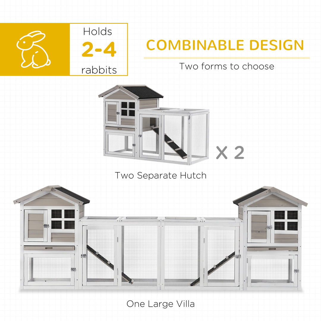 2 in 1 Rabbit Hutch