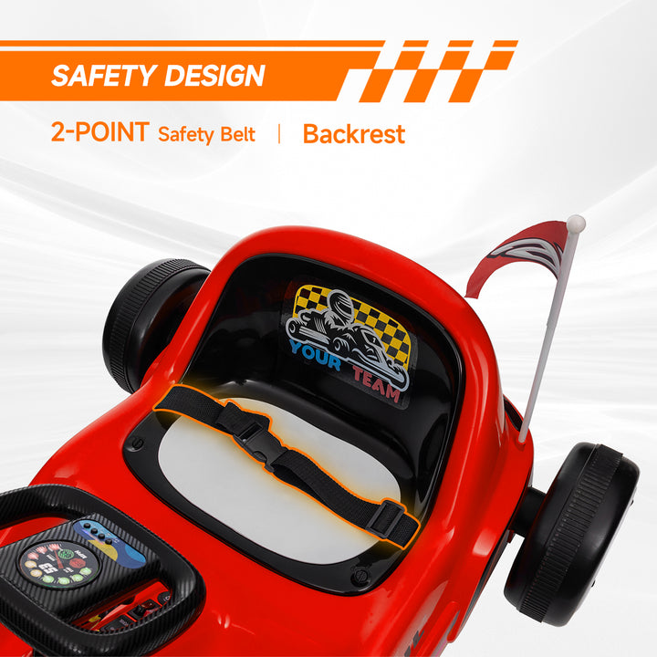 6V Electric Go Kart for Kids with Music