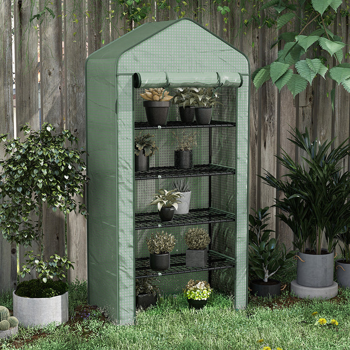 Portable Greenhouse: 5-Tier Shelving