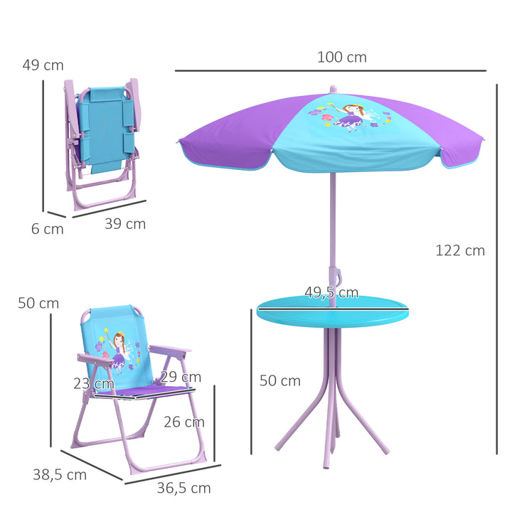 Kids Picnic Table and Chair Set