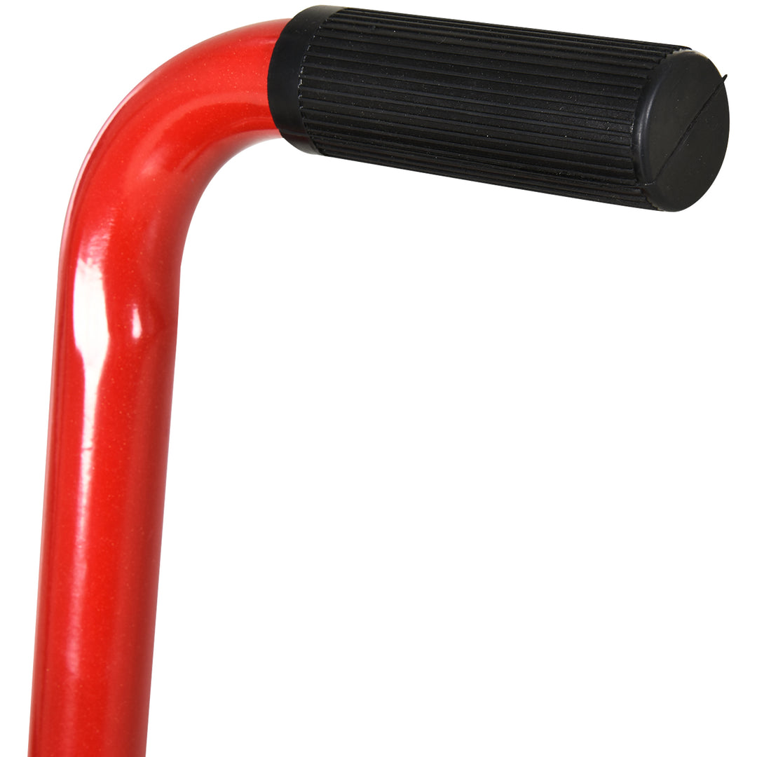 Steel Manual Repair Motorcycle Lift Red