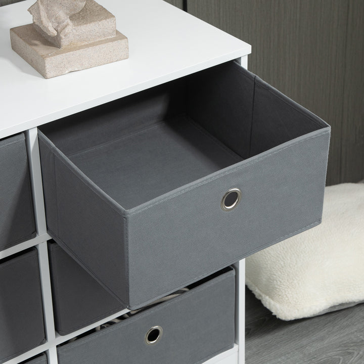 Bedroom Dresser: 6 Fabric Drawers for Living Room & Hallway Storage