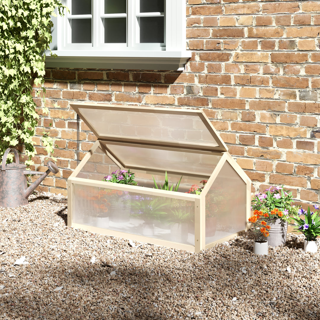 Polycarbonate Cold Frame Greenhouse