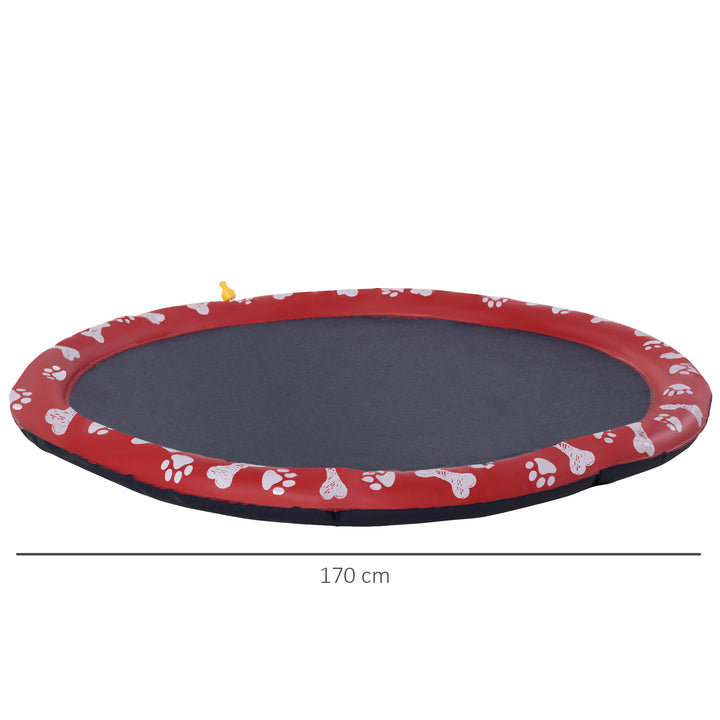 Splash Pad Playtime: Sprinkler Mat for Pets