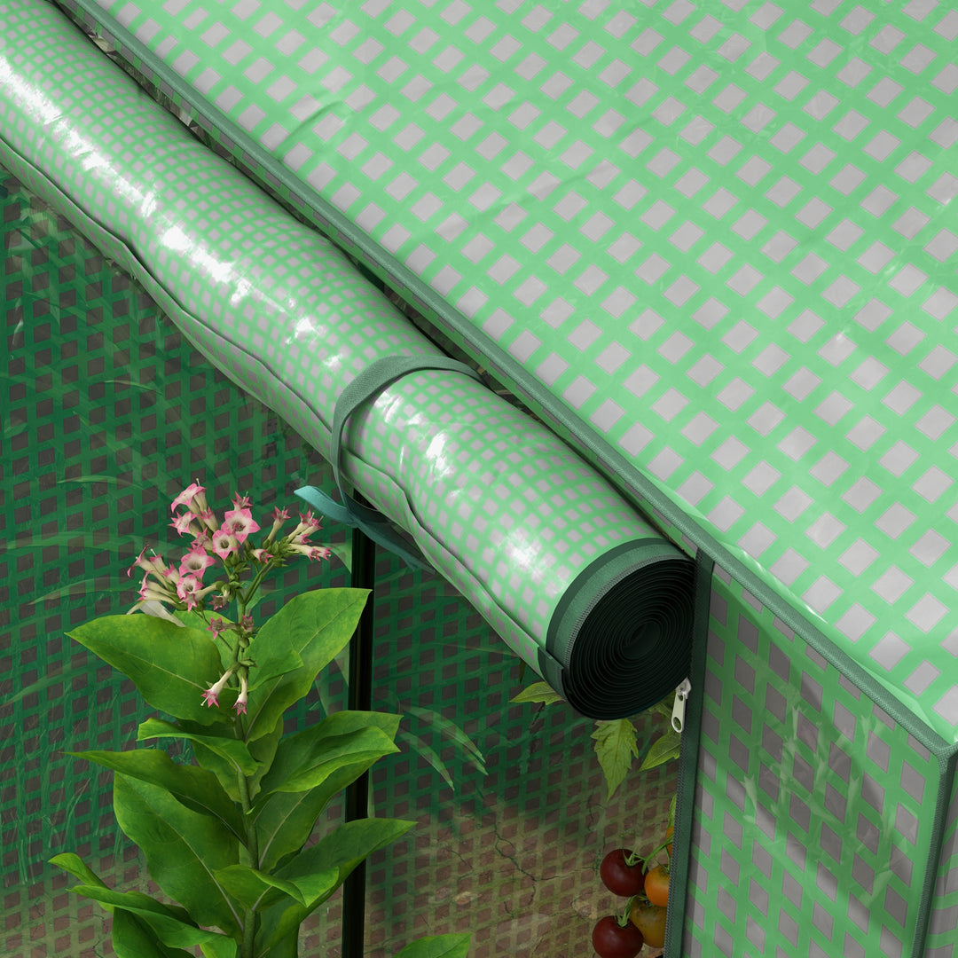 Petite Greenhouse: Roll-up Doors