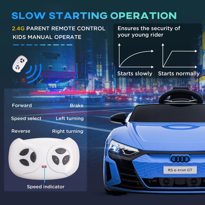 Audi Licensed Kids Electric Ride On Car w/ Parental Remote Control