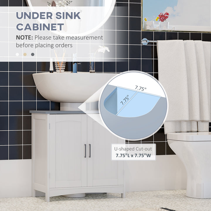 kleankin Bathroom Furniture Set with Adjustable Shelves