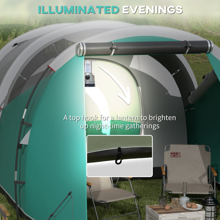 2 Room Camping Tent for 4-5 Man