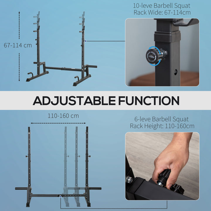 Multi-Function Barbell Squat Rack Stand